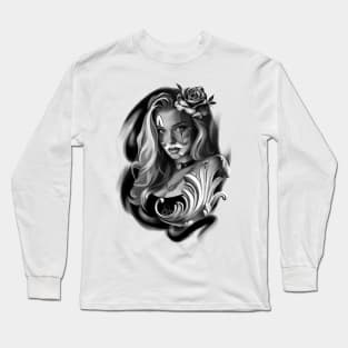 Chicano Girl Long Sleeve T-Shirt